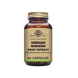 Solgar Siberian Ginseng Root Extract Vegetable Capsules - Supports Your Body in Times of Physical or Mental Demand - Food Supplement - Vegan, Vegetarian, Kosher, Halal - Pack of 60