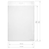Karteo Vertical ID Card Holder DIN A6 105 x 148