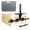 Basic Black Aluminum Alloy Cabinet Hardware Jig for Effortless Handles,