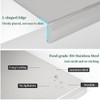Stainless Steel Cutting Boards with Lip,Heavy Cutting Board For Kitchen,Chopping