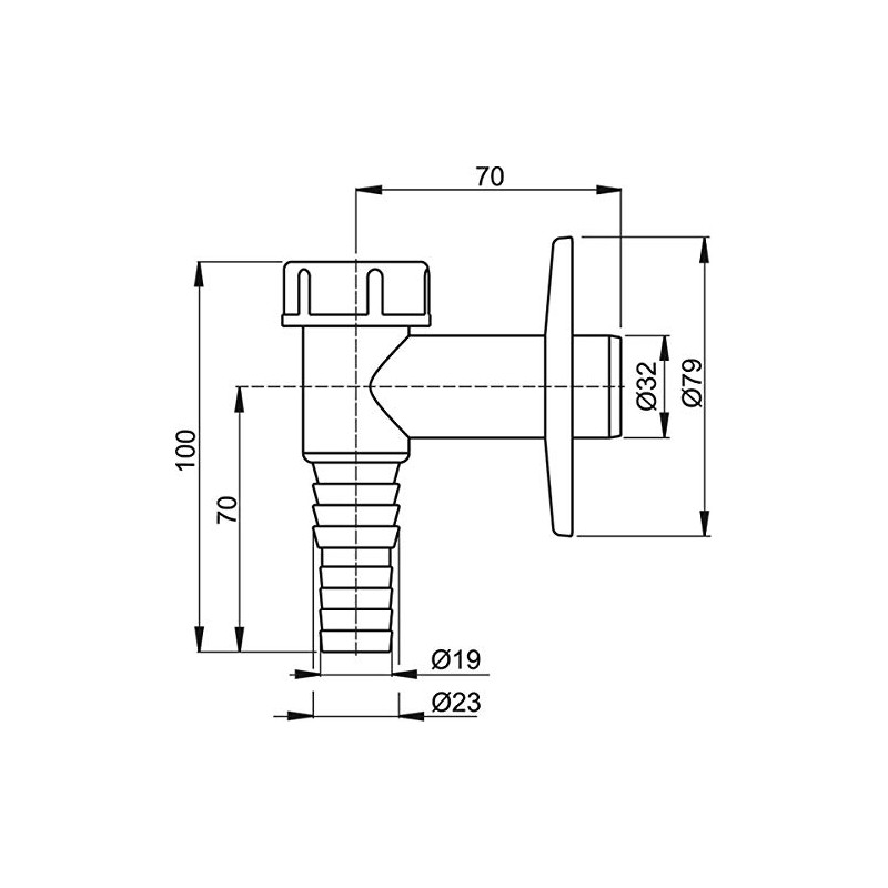 Alcaplast APS2 Washing Appliances Surface-Mounted Siphon White