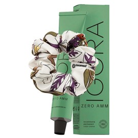 IgoraZero AMM 7-50 Medium Blonde Gold Natural No Ammonia Permanent Hair Color Creme 2.1 oz | IgoraRoyal Professional Hair Dye + Goomee Hair Scrunchie Bundle