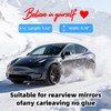 5 pcs “Believe in Yourself” Rearview Mirror Stickers,Automotive Vinyl Vanity