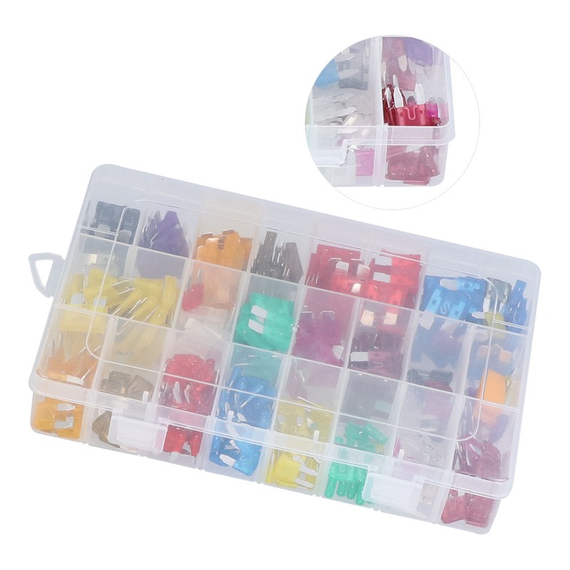 300Pcs Car Blade Fuse Automotive Medium Small PES Fuses Replacement