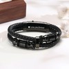XUANPAI Mens Leather Bracelet To My Daddy Bracelet - Dad