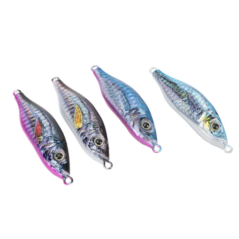 Fishing Lures 3D Spray Painting Simulated Luminous Iron Fishing Baits