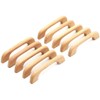 WEICHUAN 10PCS Wood Unfinished Drawer Knobs Pulls Handles - Kitchen