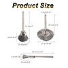 Rocaris Wire Buffing Wheel Brush Set, Wire Brush Set 1/8"