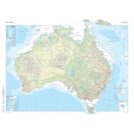 The Times Atlas: Australia - Compact - 22.25 x 16.25 inch Poster - Front Lamination