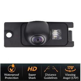 HD Rear View Camera Integrated in Number Plate Light License Plate Light Rear View Camera Night Vision Waterproof for Volvo SL40 SL80 XC60 XC90 S40 S80 C70 V40 V50 V60 S60L C30 S40/XC70