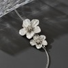 Gold Flower Necklace for Women Floral Pendant Choker Statement Necklace