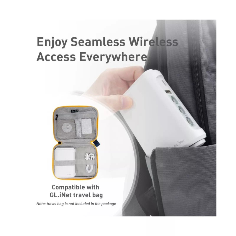 GL.iNet GL-SFT1200 (Opal) Secure Travel WiFi Router & GL.iNet GL-A1300