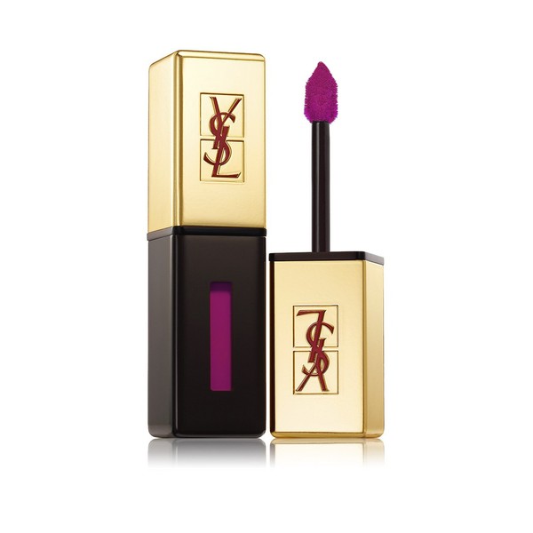 Yves Saint Laurent ROUGE PUR COUTURE<br>Vernis192; L232;vres Glossy Stain 23 Fuchsia Cubiste 0.20 oz