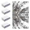 CAMPDIECAST Aluminum Sheet Emergency Blanket, Set of 5, Silent, Disaster