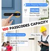 eLinkSmart Fingerprint Door Knob Lock, Smart Keyless Entry Door Lock