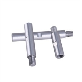 CNCYEAH M14 Rotation Polisher Extension Shaft Set, Rotation Extension Shaft, Angle Grinder Extension Rod for Polishing Machine, Car Polisher, Polishing Pads (75 mm, 100 mm, 140 mm)