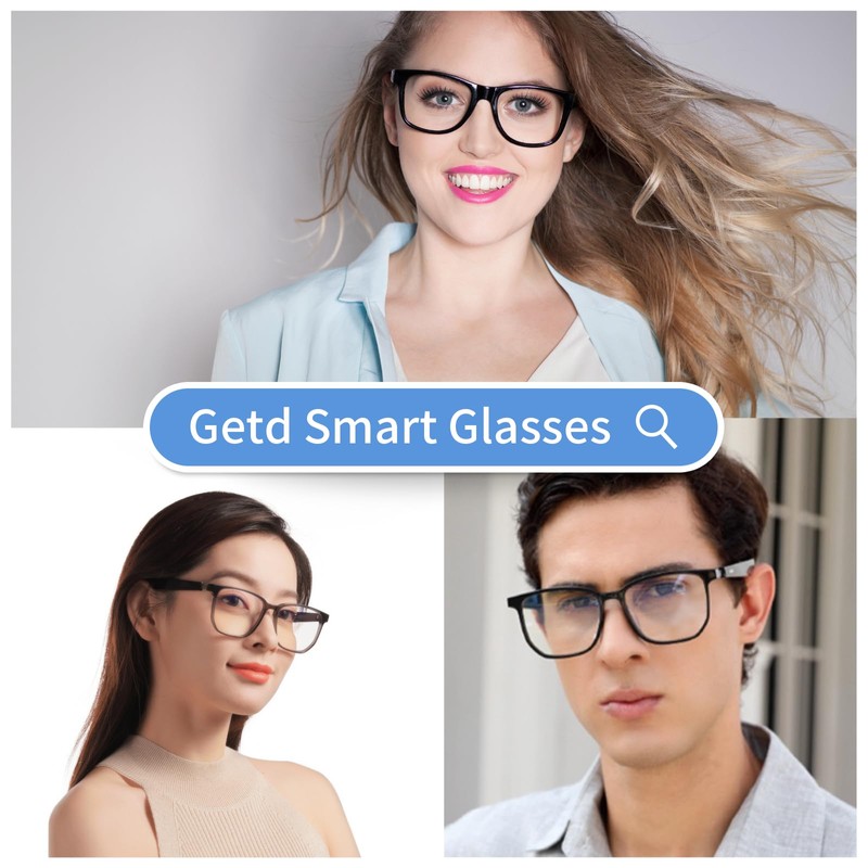 GetD Smart Glasses Waterproof, blue