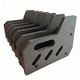 Ecomlively Pistol Rack for Gun Safe, Lightweight Foam Gun Stand for Cabinet, Scrathc-resistant Handgun Storage Accessories, Black (6 Slots)