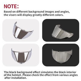psler Helmet Visor for K6 K6s - K6 K6 s Visor Helmet Face Shield Helmet Accessories Replacement for K6 K6s,Transparent Silver