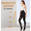 NURCOM Medical Compression Pantyhose for Women & Men, 20-30 mmHg