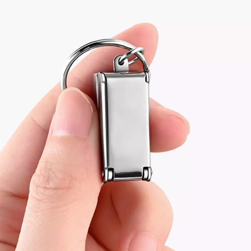휴대용 미니 접이식 손톱깍이 손톱깎이 키링 열쇠고리 Portable Mini Foldable