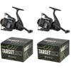 Target 50 Allround Fishing Reel with Front Brake Pack of