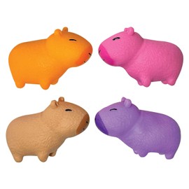 Raymond Geddes Capybara Stretchy Sand Filled Toy - Pack of 12 - Fun Squishy Stress Relief Toys for Kids
