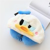 Hooded U Shaped Pillow Cute Cartoon Travel PP Cotton U