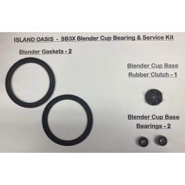 ISLAND OASIS - SB3X BLENDER CUP PITCHER BEARING & SERVICE KIT - OEM PARTS
