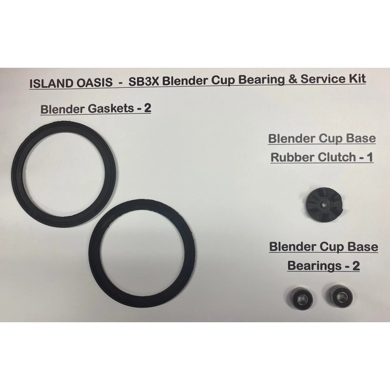 ISLAND OASIS - SB3X BLENDER CUP PITCHER BEARING & SERVICE