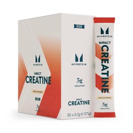 Myprotein Impact Creatine Sachets | 30 x 5g (30 Servings) | Single-Serve Pure Micronised Creatine Monohydrate Powder | 5g per Serving | Supports High-Intensity Training & Recovery | Unflavoured