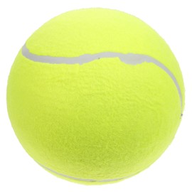 Gatuida 1pc Inflatable Rubber Tennis Ball Flannel Surface for Outdoor Sports Durable and Flexible Inflatable for Boys for Tennis Practice