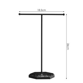 ZGDEIWGF 1 Piece Jewellery Stand, Jewellery Stand, Necklace Stand, Necklace Stand, Black Jewellery Stand, Earring Stand