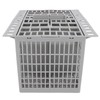 Dishwasher Silverware Cutlery Basket, ABS 8 Compartments 2 Lids Universal