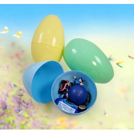 Fun Express Easter Eggs Pack of 12 - Large 6 inch - Assorted Colors for Egg Hunt