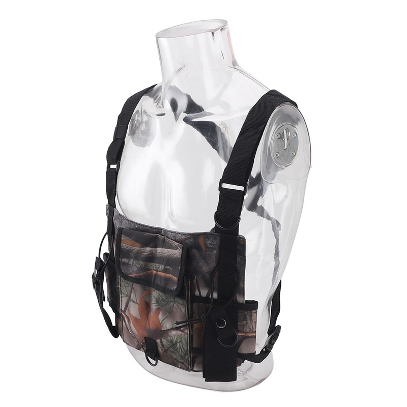 Radio Chest Harness Chest Front Pack Pouch Vest Rig Radio