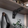Folding Shelf Brackets,2 PCS Collapsible Shelf Brackets Triangle Shelf Brackets