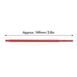 RC Drive Shaft, RC Drive Shaft Aluminum Alloy Replacement Central Driveshaft for Traxxas LaTrax Teton 1/18 Crawler(Red)