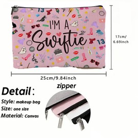 Blessmrich Gifts for Girlfriend Best Friend Cosmetic Bag Girlfriend Cosmetic Bag Small Thank You Gifts for Girls Colleague, 3, Casual