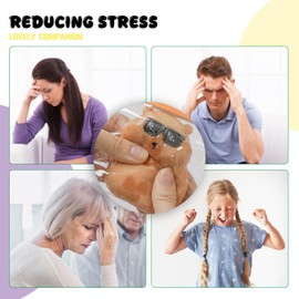 Taba Squishy Toys, Cute Kawaii Cat Paw Squeeze Toys ,Sticky Squishy Fidget Toys Silicone Squeeze Toy for Stress Relief,Cute Soft Sticky Toys,Best Valentines Gift for Anniversary (Capybara)