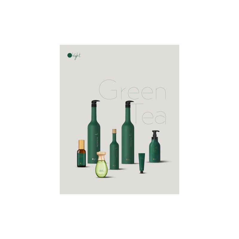 O'right Limpiador Espumoso Green Tea 450ml (Verde Bosque)