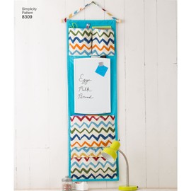 Simplicity Pattern 8309 OS (ONE Size) Organizers, Paper, White, 22 x 15 x 1 cm