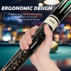 YEUEK Pool Cue Extender, Billiards Stick Extension with 3 Bumpers,