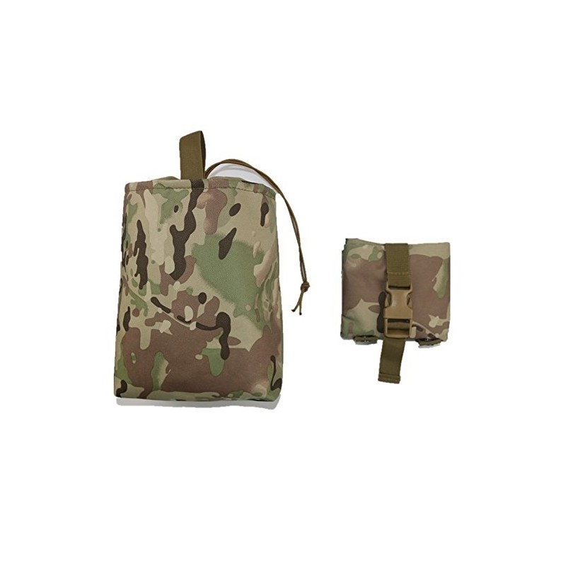 MOLLE Roll-Up Dump Pouch 600D Reinforced Nylon Belt Loop Folding