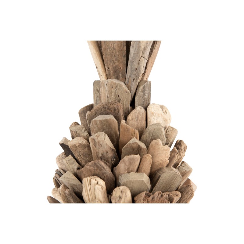 Creative Co-op Pure Driftwood Pineapple Decoration, Brown