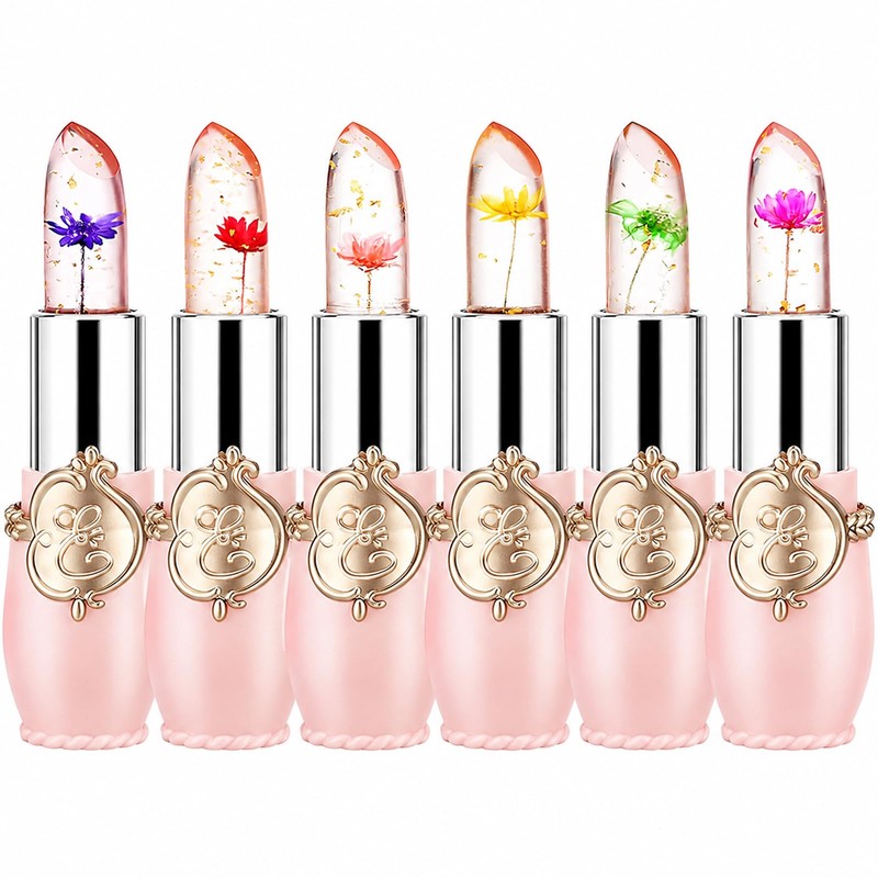 FirstFly - Juego de 6 lápices labiales nutritivos de larga