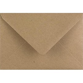 C6 Kraft Fleck Envelopes 114mm x 162mm Pack of 50
