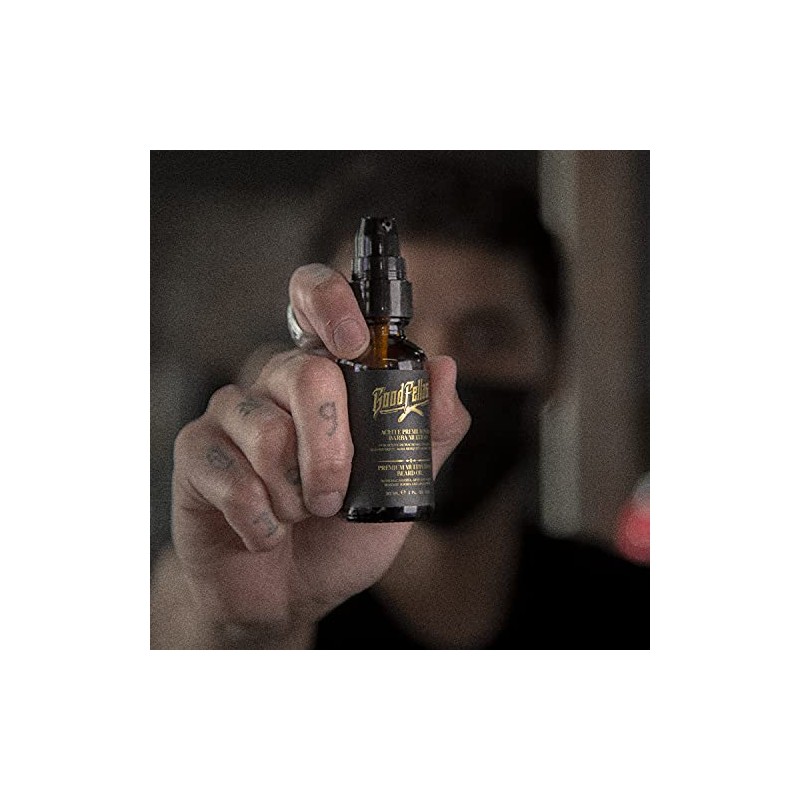 GoodFellas Aceite Premium para Barba con Aceites Esenciales NUEVA PRESENTACIÓN
