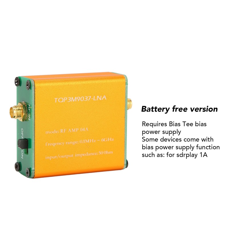 0.1MHz‑6GHz Full Band Low Noise Amplifier Professional 20dB High Gain