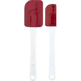 Good Cook Classic, Espátulas de silicón , juego de 2, Rojo